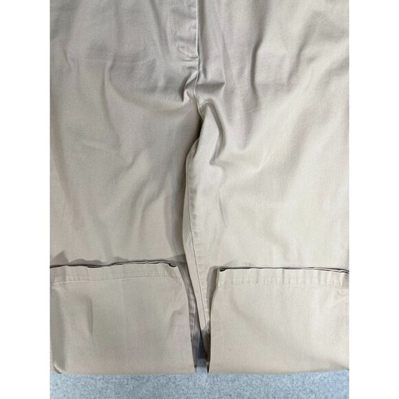 Additions by Chicos Ladies Khaki Twill Pants Size 12 Short Pants - Picture 11 of 15